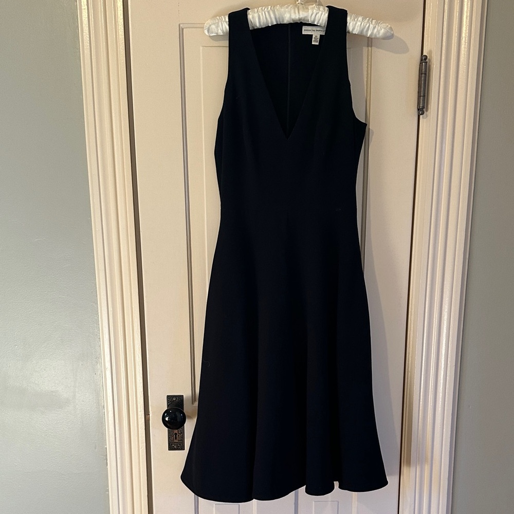 Dress the Population Black Midi Dress